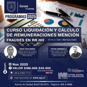Curso Liquidacion y Calculo de Remuneraciones con Mencion en Fraudes en RRHH